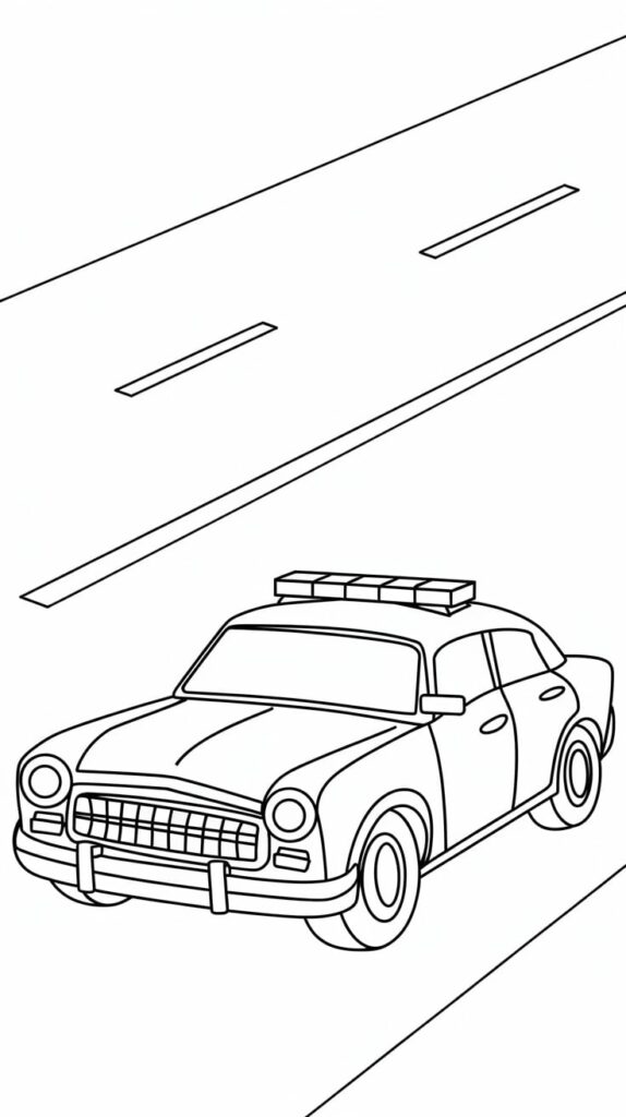 police station coloring pages