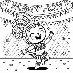 carnival coloring pages free