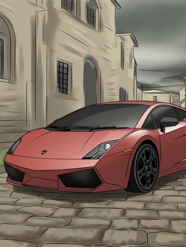 Lamborghini Kleurplaat