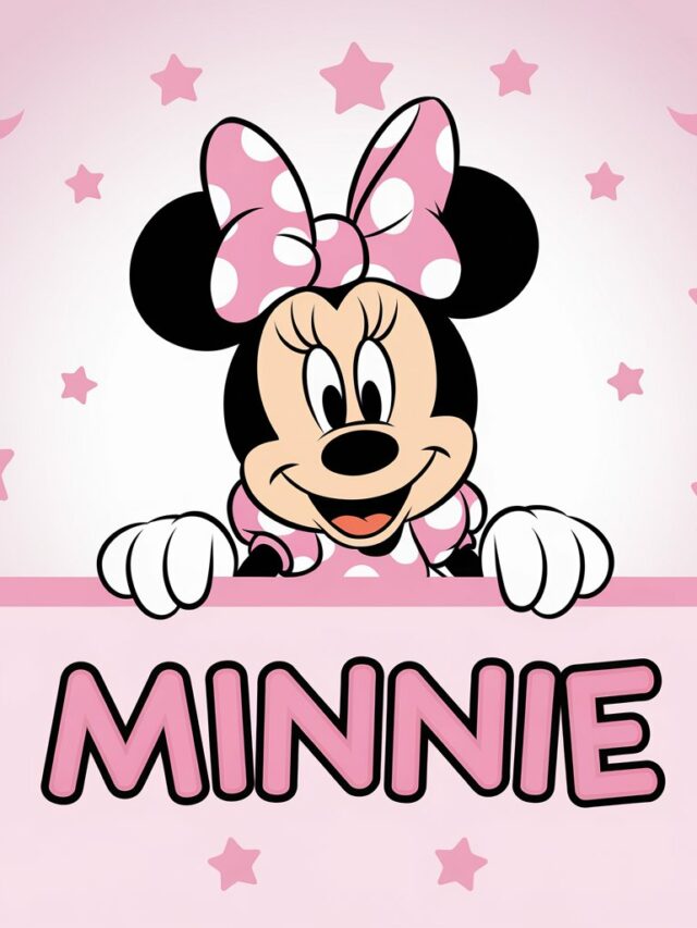 Minnie Mouse Kleurplaat