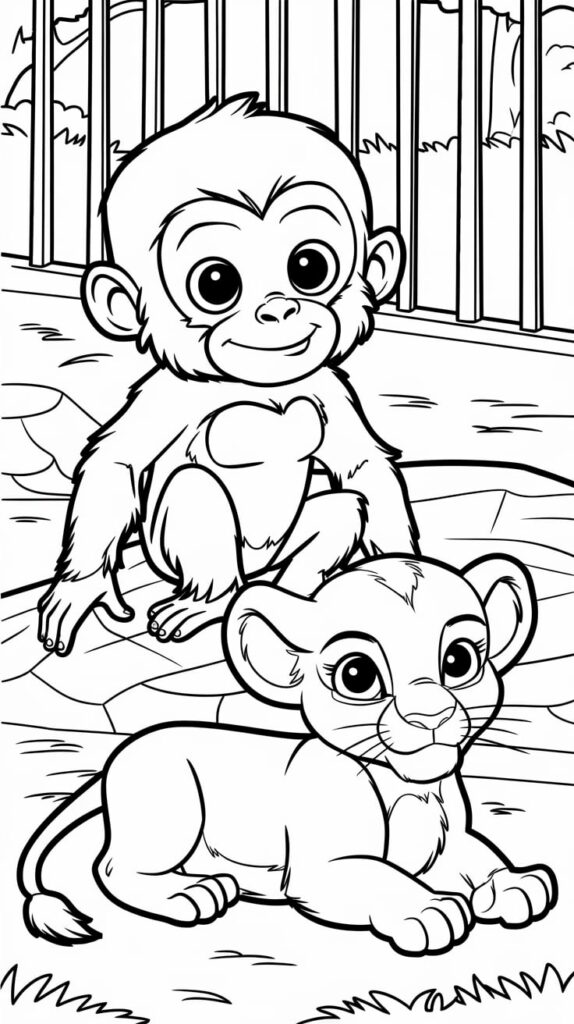 free zoo coloring pages