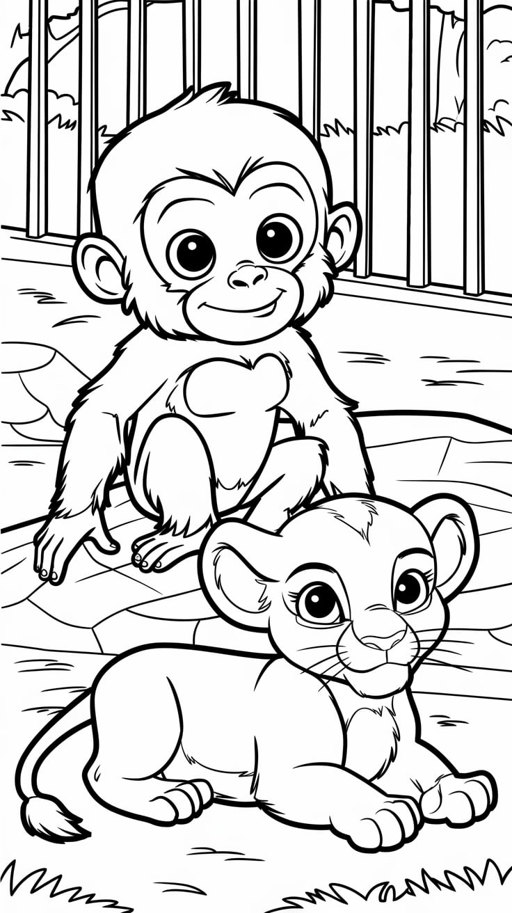 dick bruna kleurplaat dierentuin