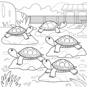 zoo animal coloring page