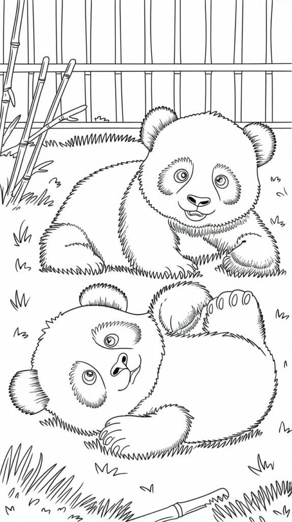 free printable zoo animal coloring pages