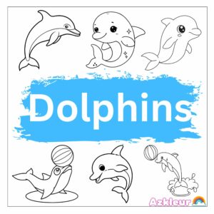 Ausmalbild Delfin