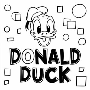 donald duck kleurplaten nl