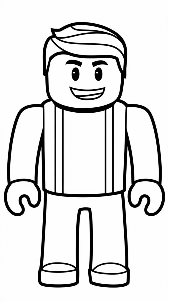 coloring page roblox