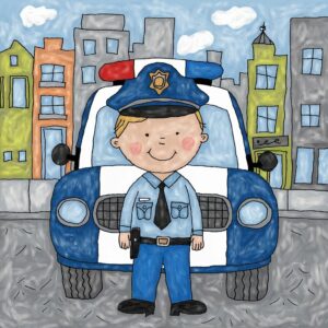 Coloriage Police