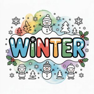 Coloriage Hiver