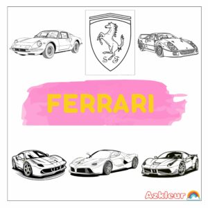 Ferrari Malvorlage