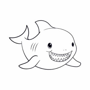 fish coloring page