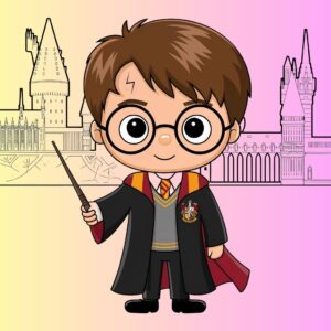 Harry Potter Kleurplaat