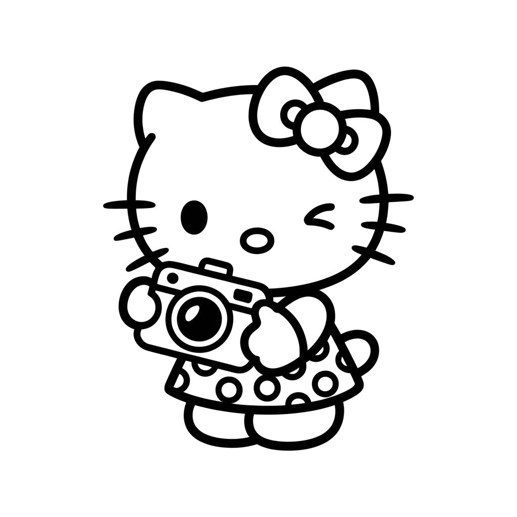 hello kitty coloring pages