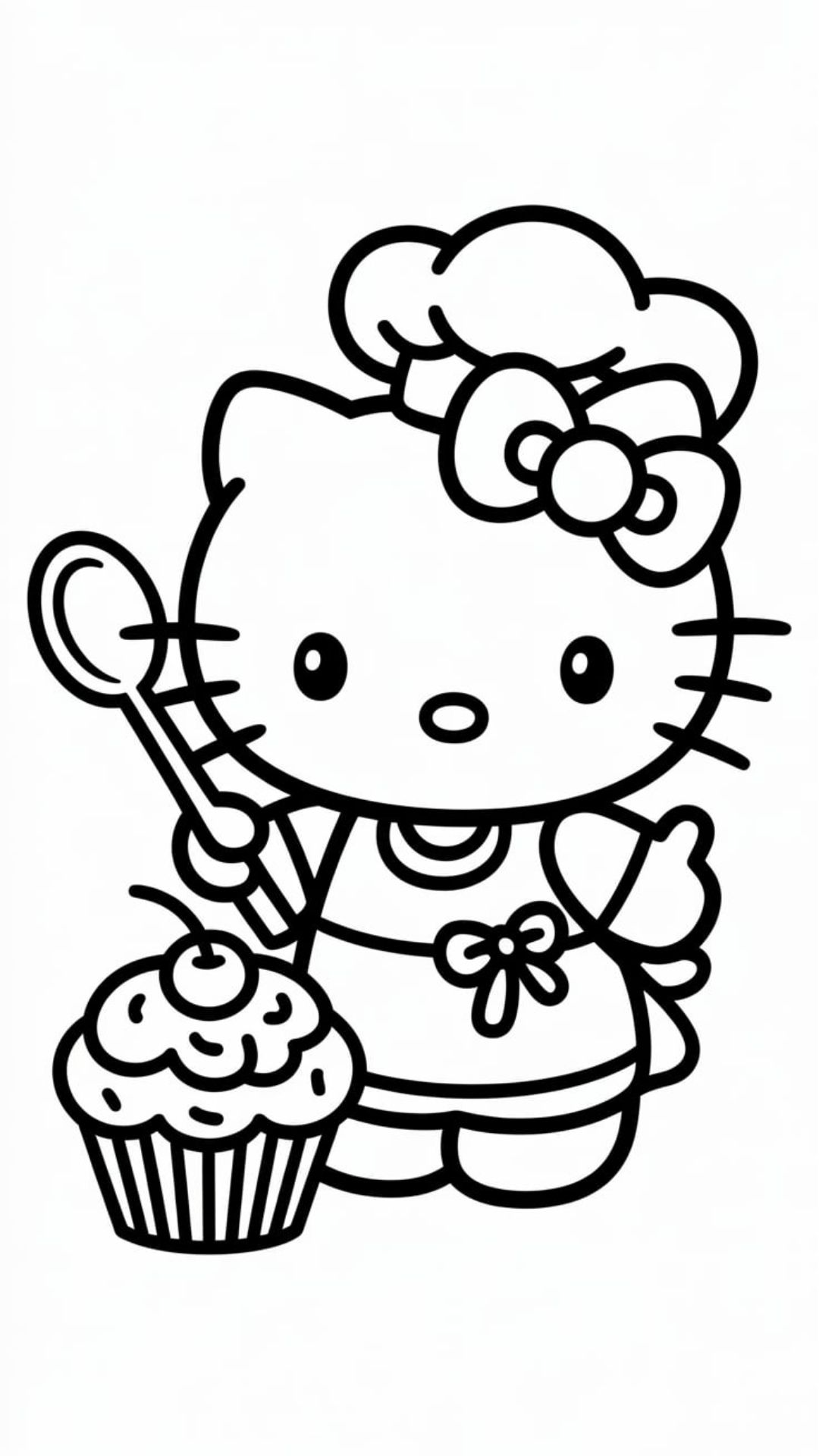 hello kitty tekening