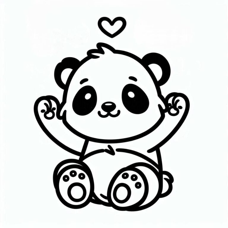 kawaii panda ausmalbilder - AZkleur