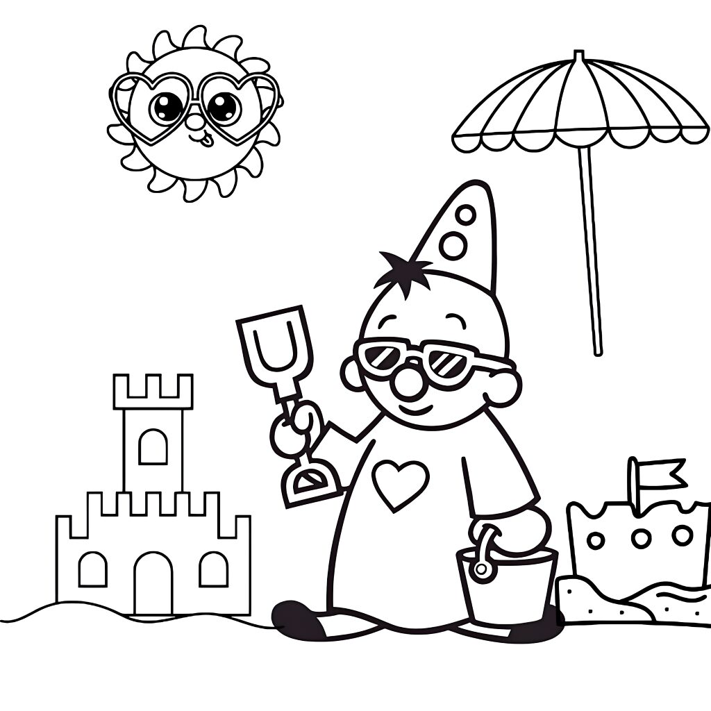 kleurplaat bumba verjaardag