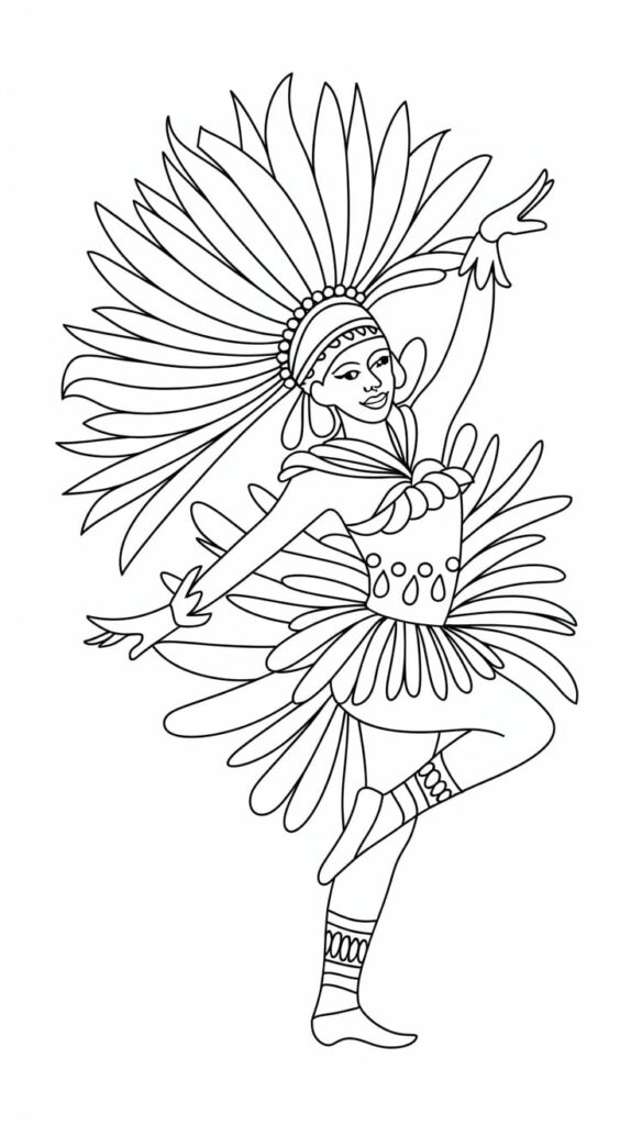 coloring pages carnival