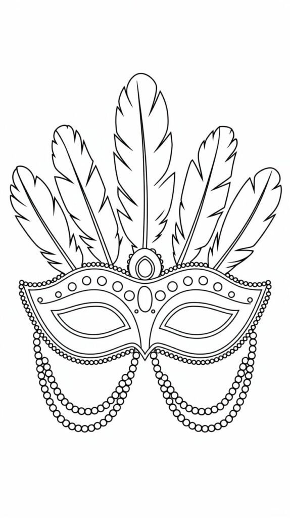 carnival coloring pages for kids