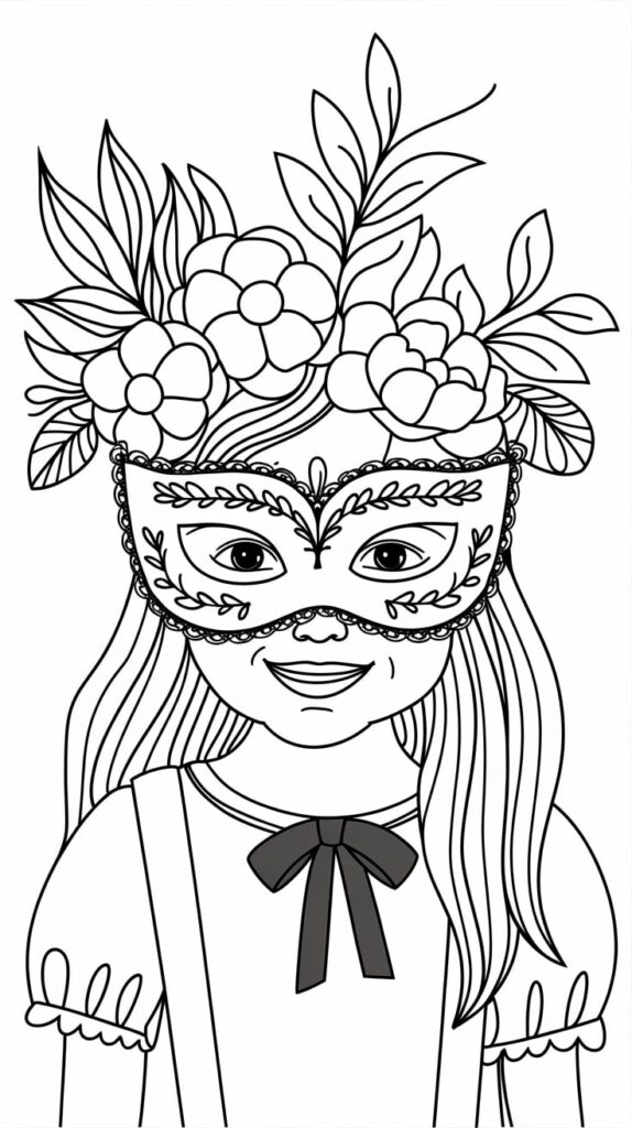 carnival coloring pages preschool