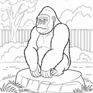 zoo coloring pages printable