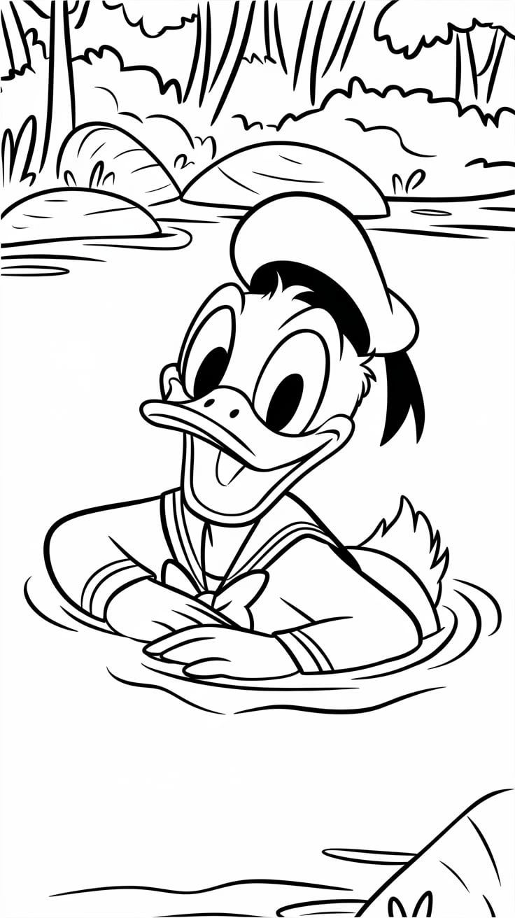 22 Donald Duck Kleurplaat Printbare PDF Pagina s Gratis Download