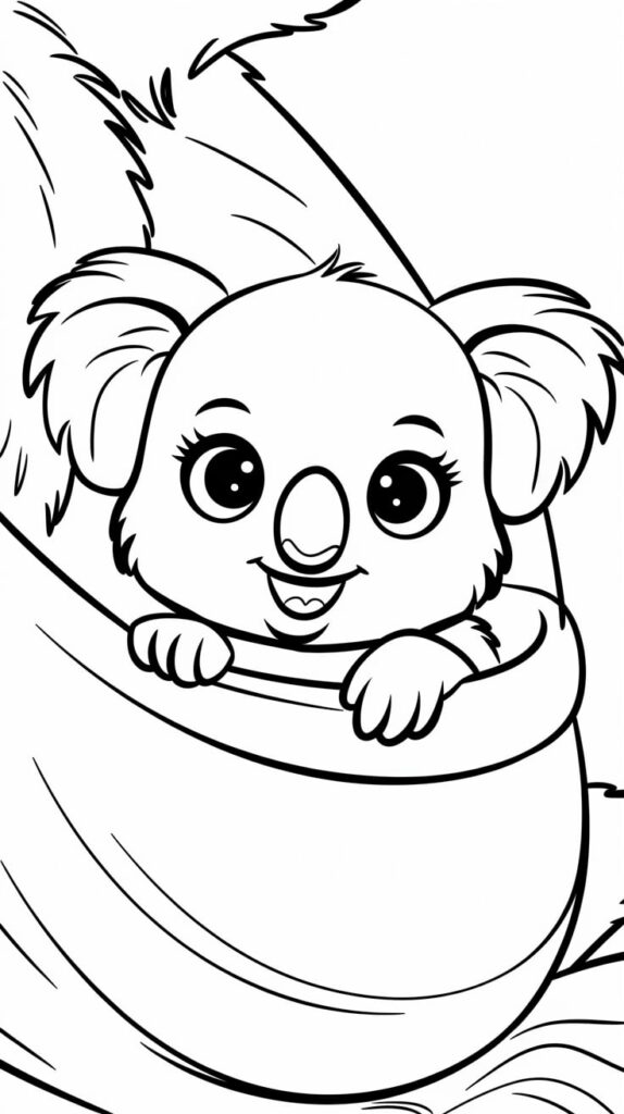 koala coloring pages free