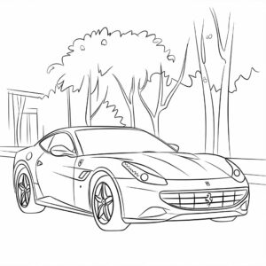 coloring pages of lamborghinis