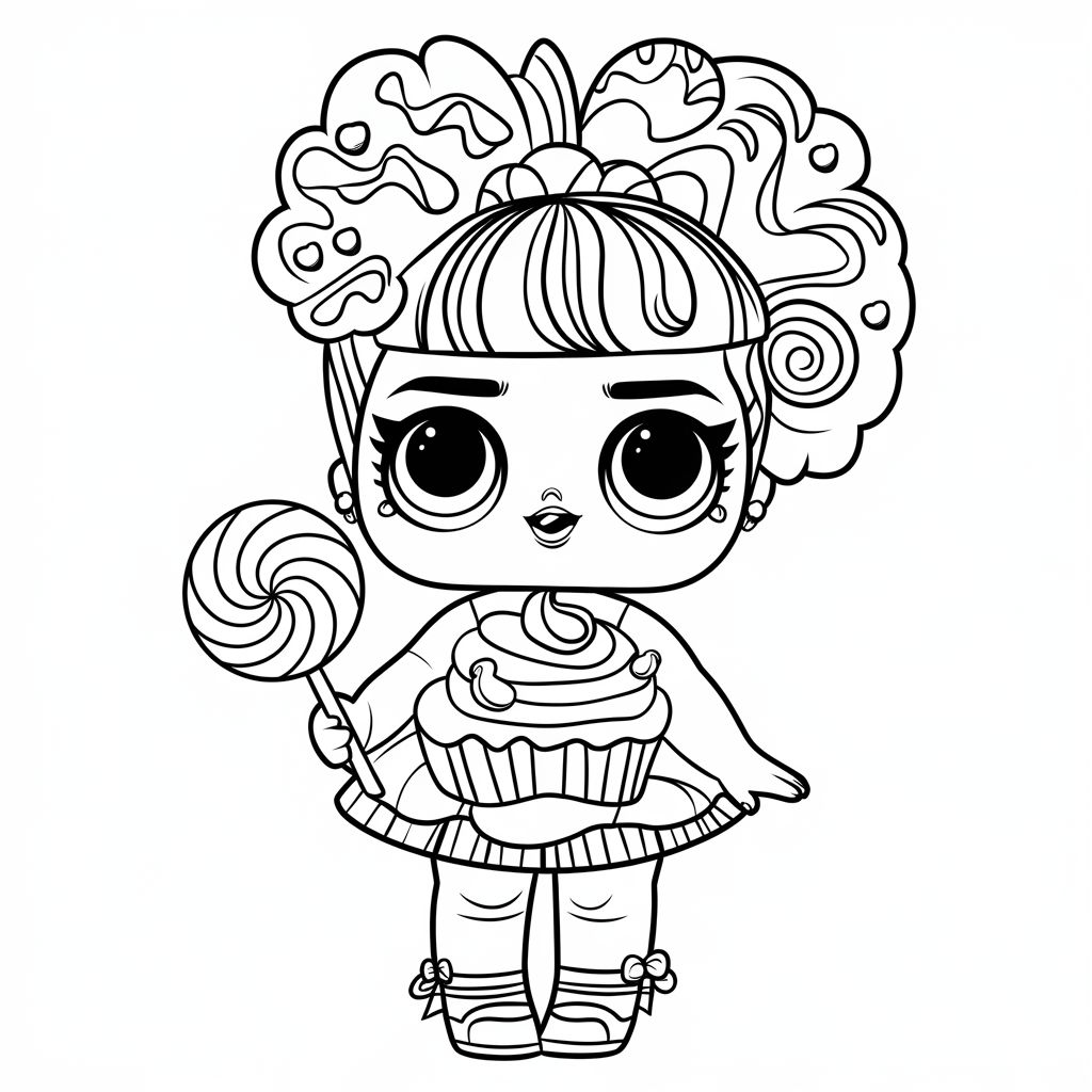 lol puppe ausmalbild