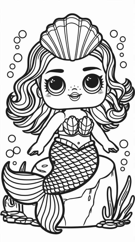 lol dolls printable coloring pages