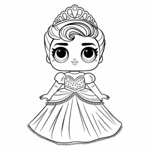 coloring pages lol dolls