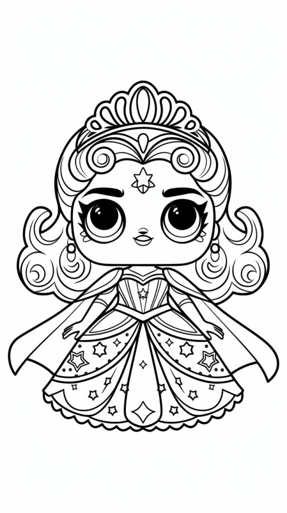 lol doll printable coloring pages