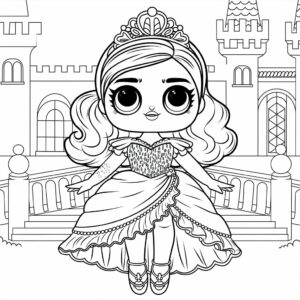 lol doll coloring page