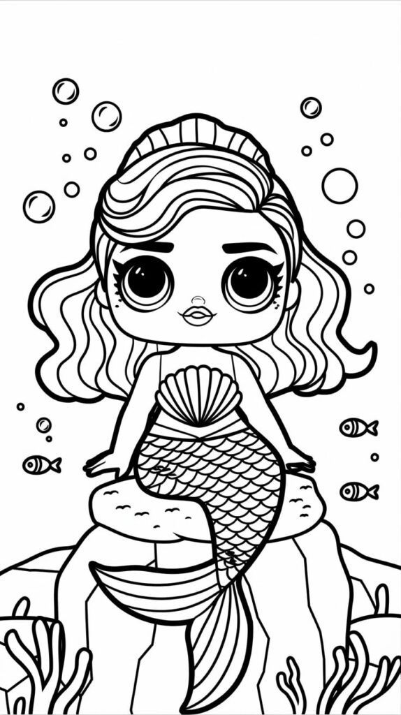 lol doll coloring pages printable