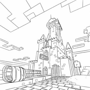 printable coloring pages minecraft