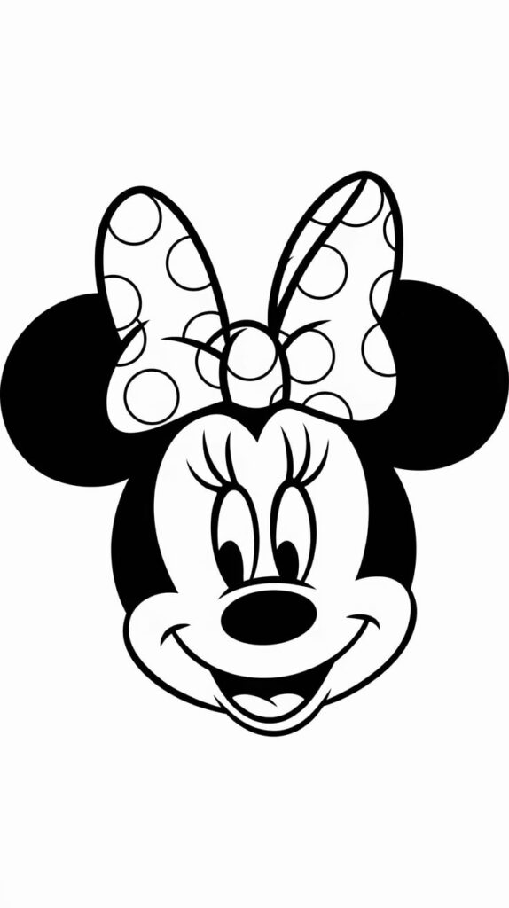 disegno da colorare minnie