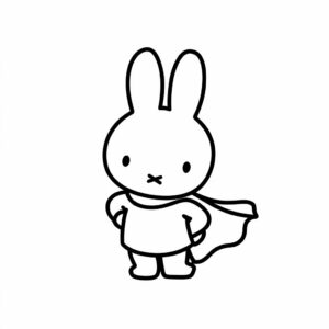 printable miffy coloring pages