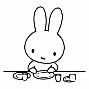 miffy printable coloring pages