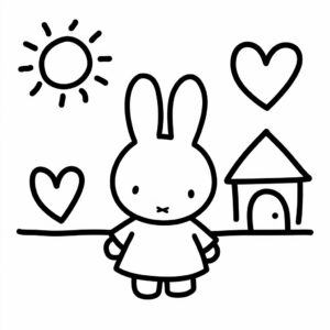 coloring pages miffy