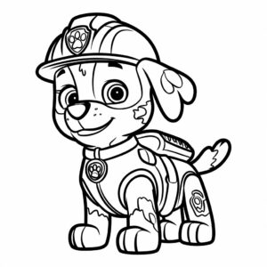 disegni paw patrol da colorare