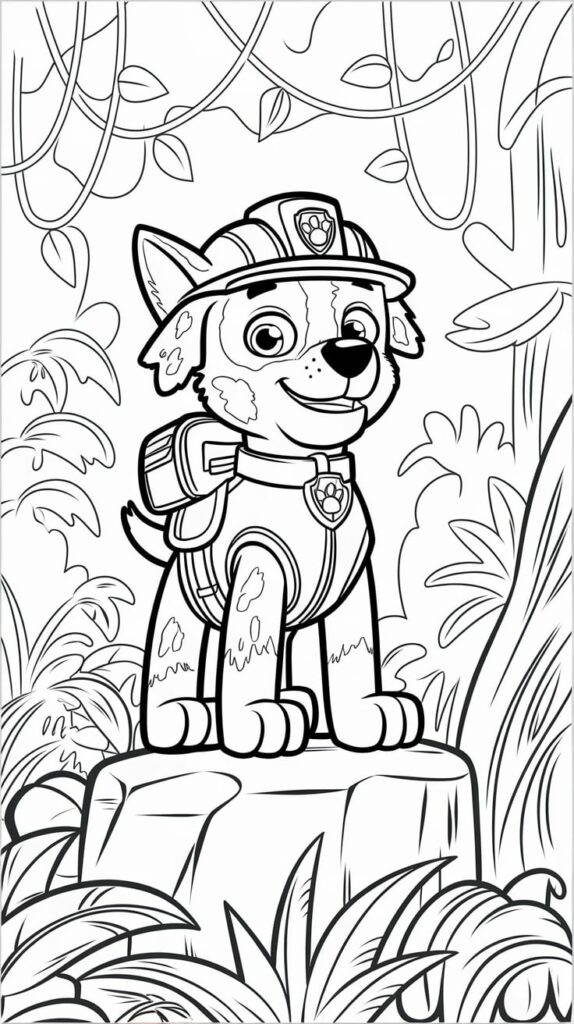 paw patrol coloring sheets