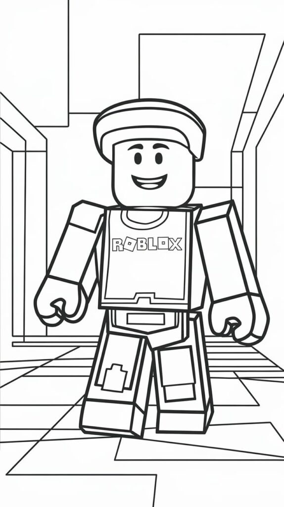 roblox avatar coloring pages