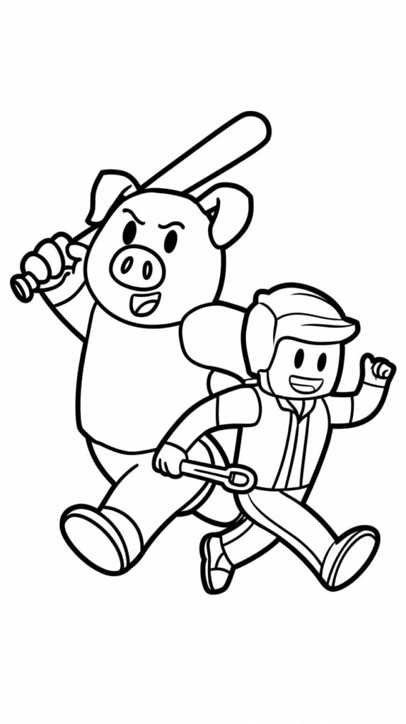 roblox coloring pages printable