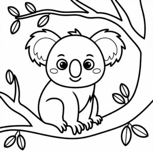 koala bear coloring pages