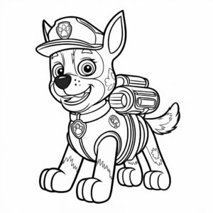 immagini da colorare della paw patrol