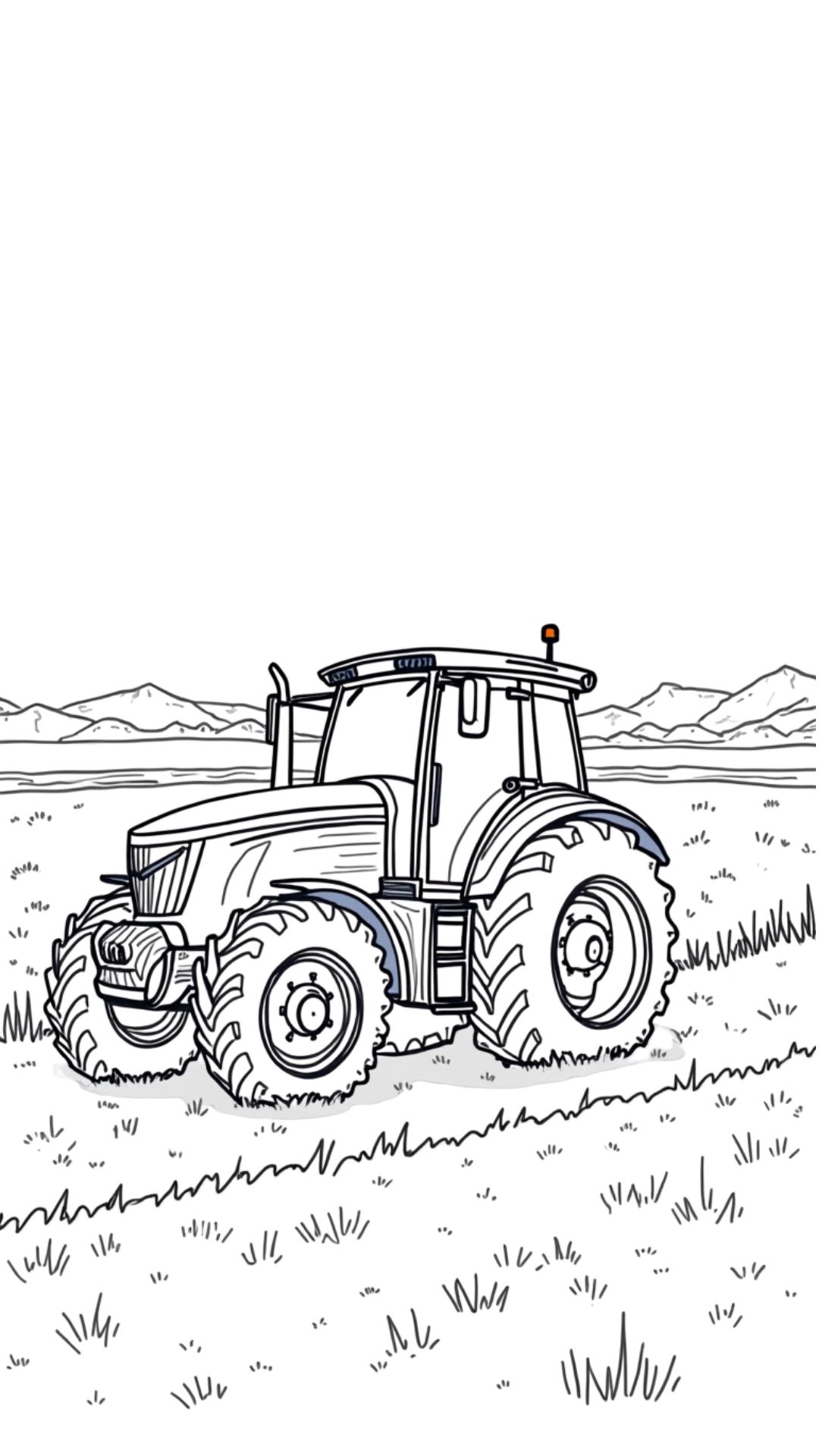 kleurplaat trekker fendt