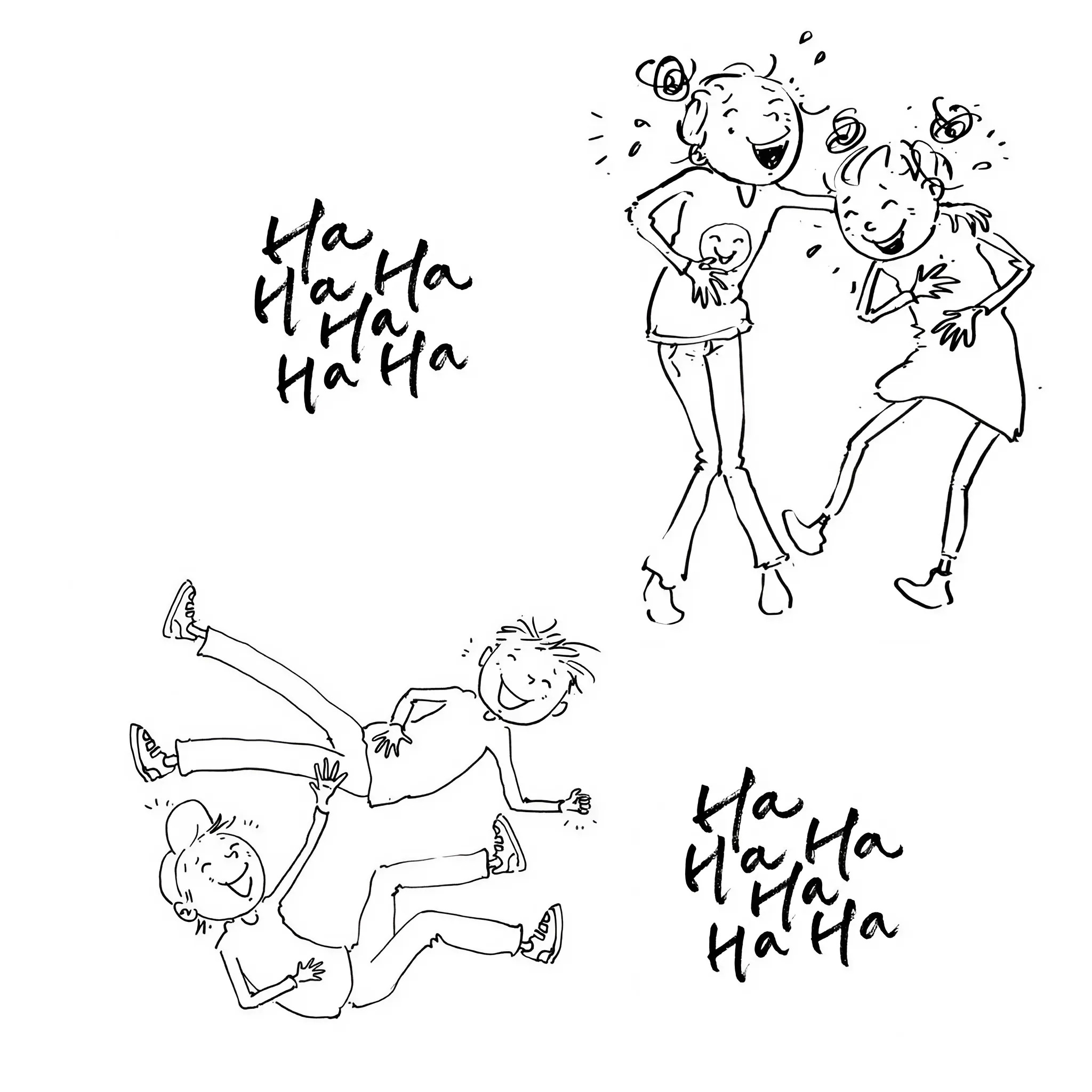 kleurplaat van de zoete zusjes