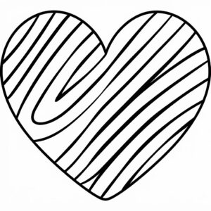 heart coloring pages printable