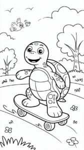vorlage schildkröte ausmalbild
