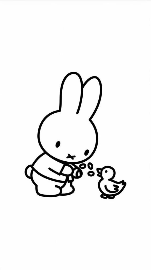 free miffy coloring pages