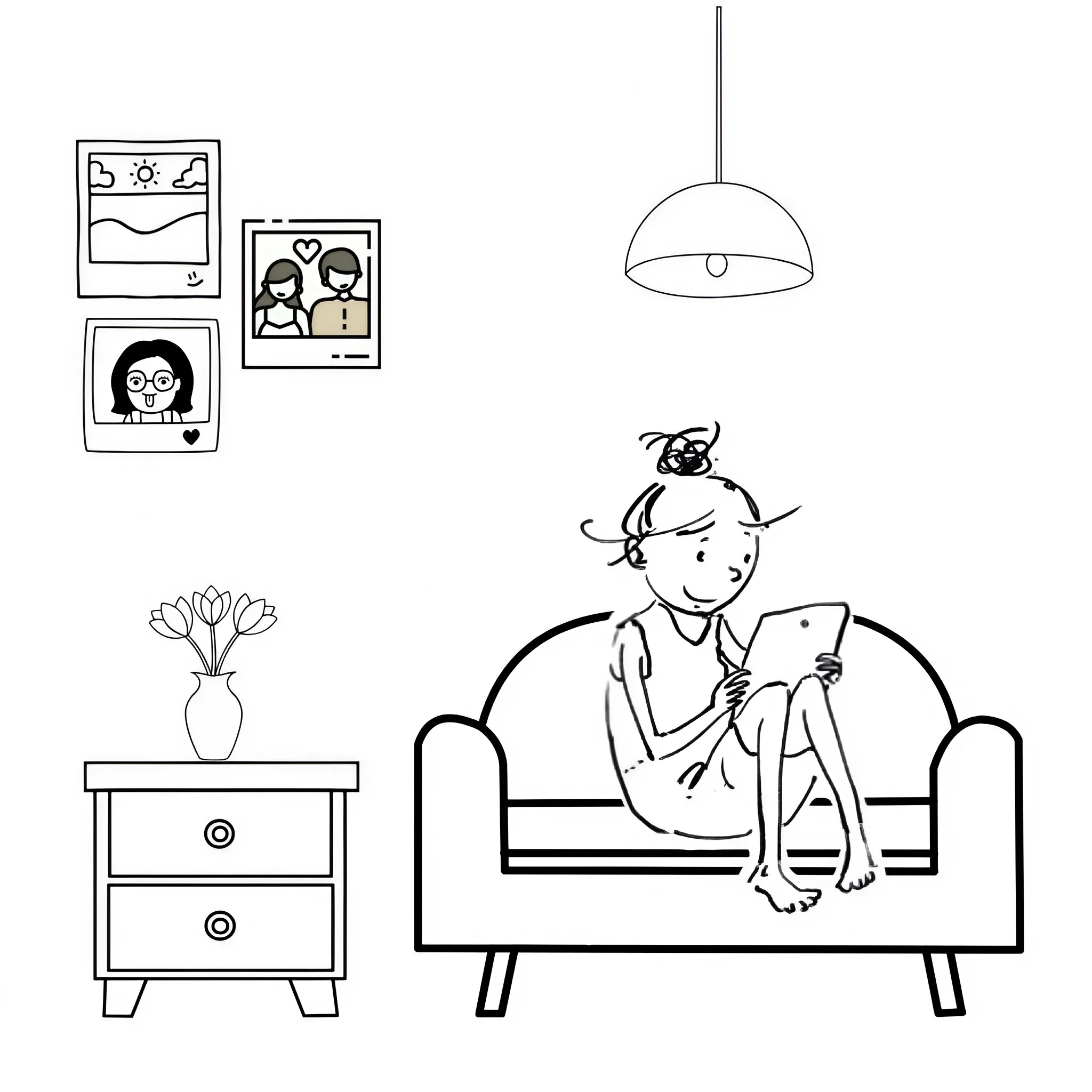 kleurplaat zoete zusjes